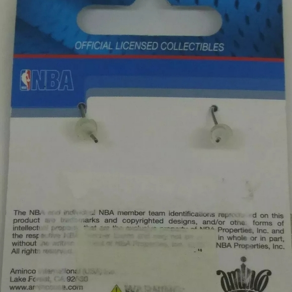 Orlando Magic Dangle Earrings NBA Nickel Free - Picture 3 of 3